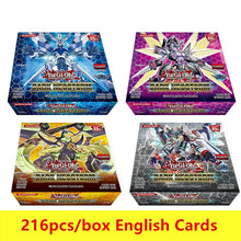 Load image into Gallery viewer, 216pcs/set Yu Gi Oh Game Cards Anime Style Collection Card with Box Kids Boys Toys Cartoon Playing Cards Christmas Gifts Cartas
