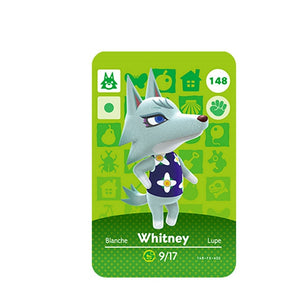Amiibo , Animal Crossing Card , 264 255 333 296, Amiibo Card